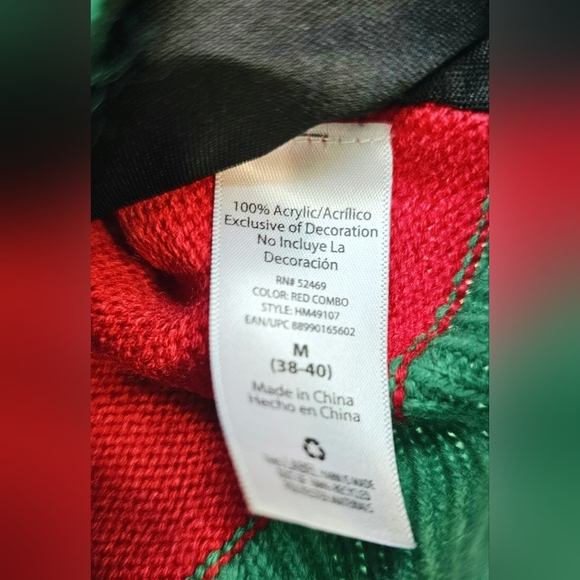 Holiday Time Light Up Western Cow Ugly Christmas Cozy Knit Sweater Unisex Red - Picture 9 of 10